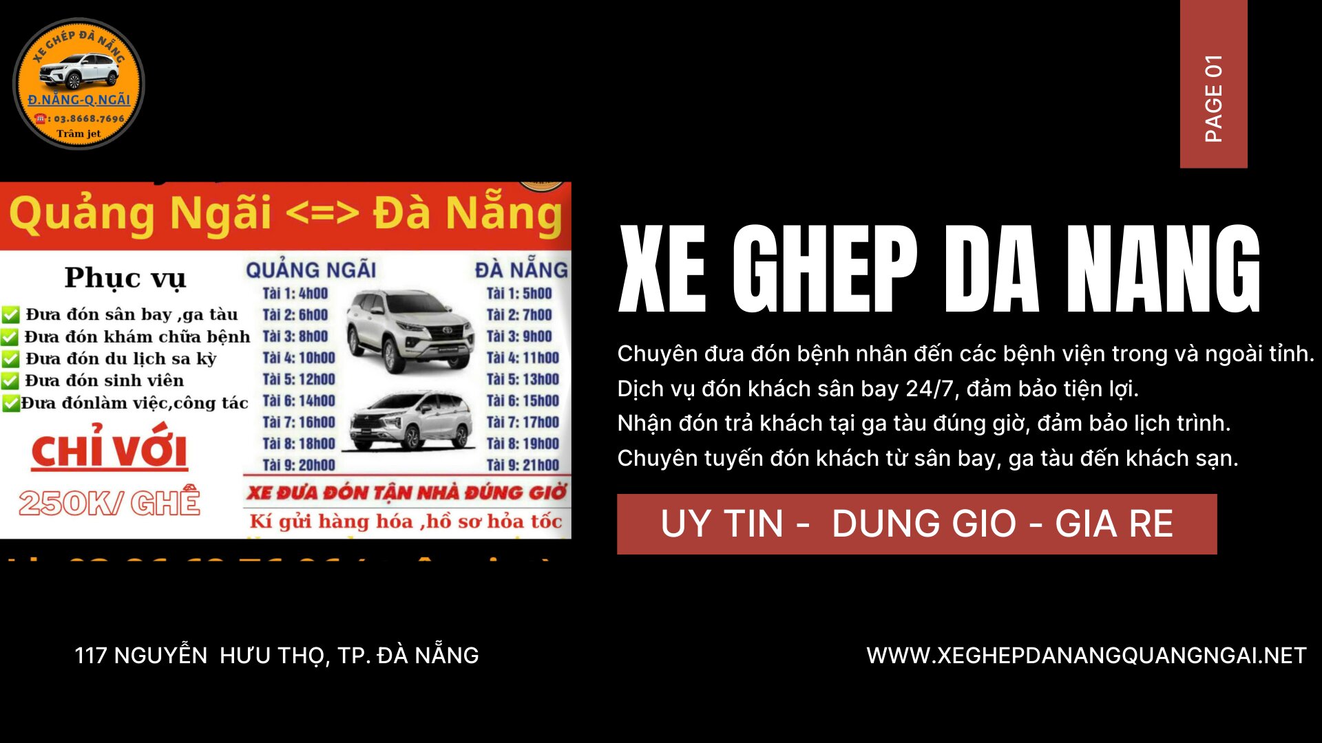 Xe ghép Đà Nẵng Quảng Ngãi - ảnh 2